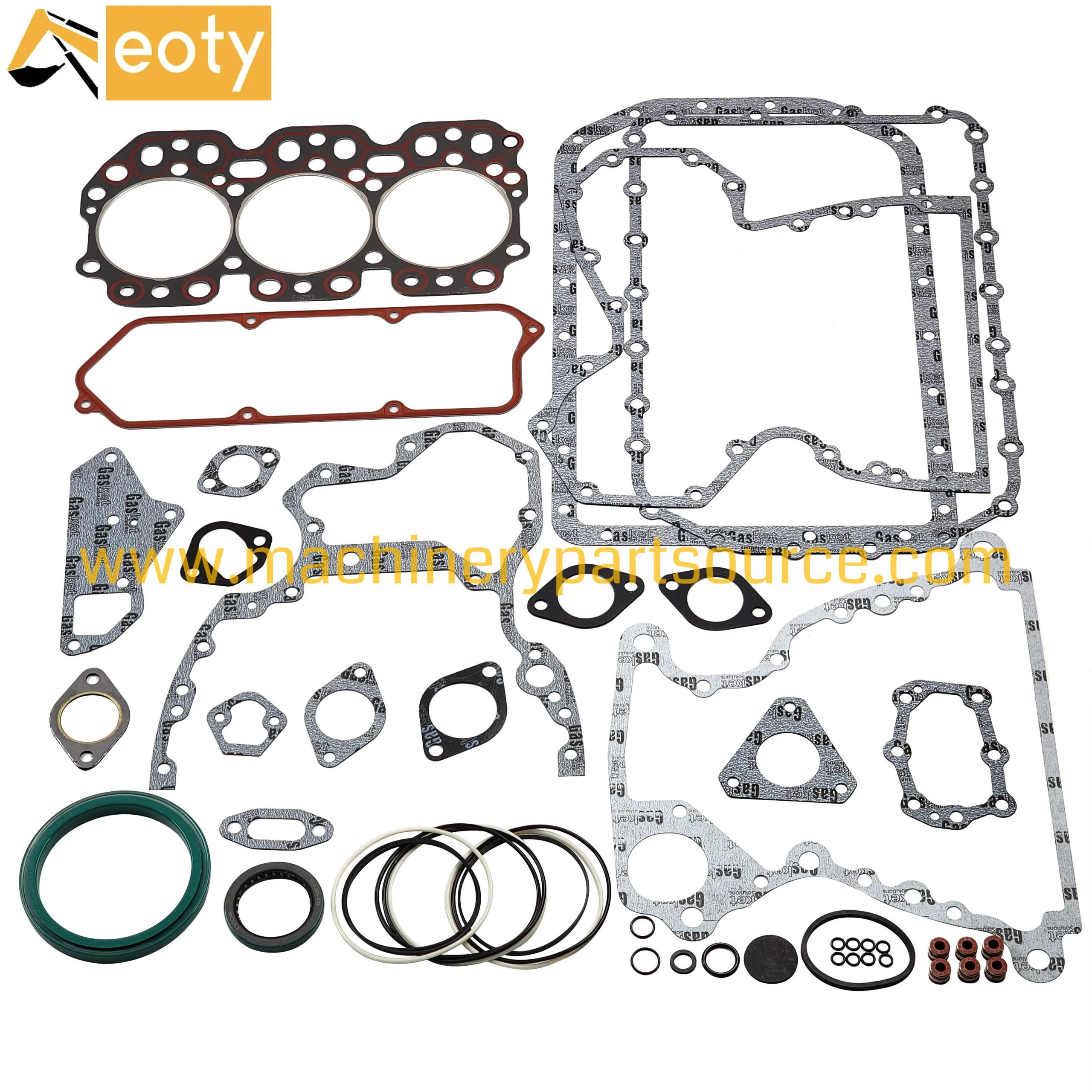 3029 Engine Gasket Kit for John Deere Excavator, Forklift, Loader, Bulldozer Diesel Engine Parts