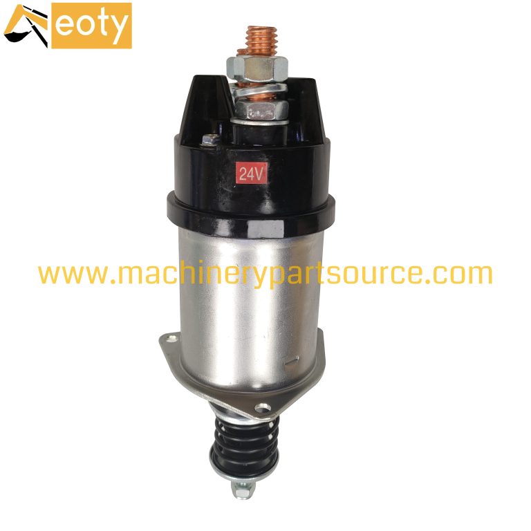 Caterpillar 3406 24V Solenoid Valve – Diesel Engine Fuel Shutoff/Stop Solenoid for Excavator & Heavy Equipment