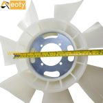 Komatsu 3D95 PC50U Engine Fan Blade 600-625-0410 | Heavy Equipment Cooling Parts product image 5