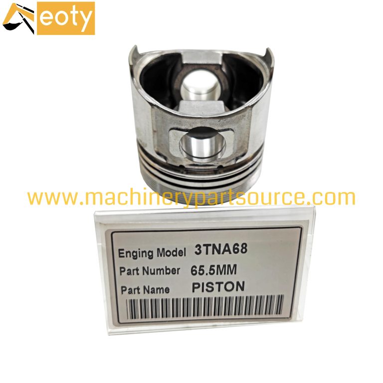 3TNA68 Piston With Pin Height 65mm Ring 1.5×1.5×3.5mm 129901-22091 for Yanmar Engine Parts