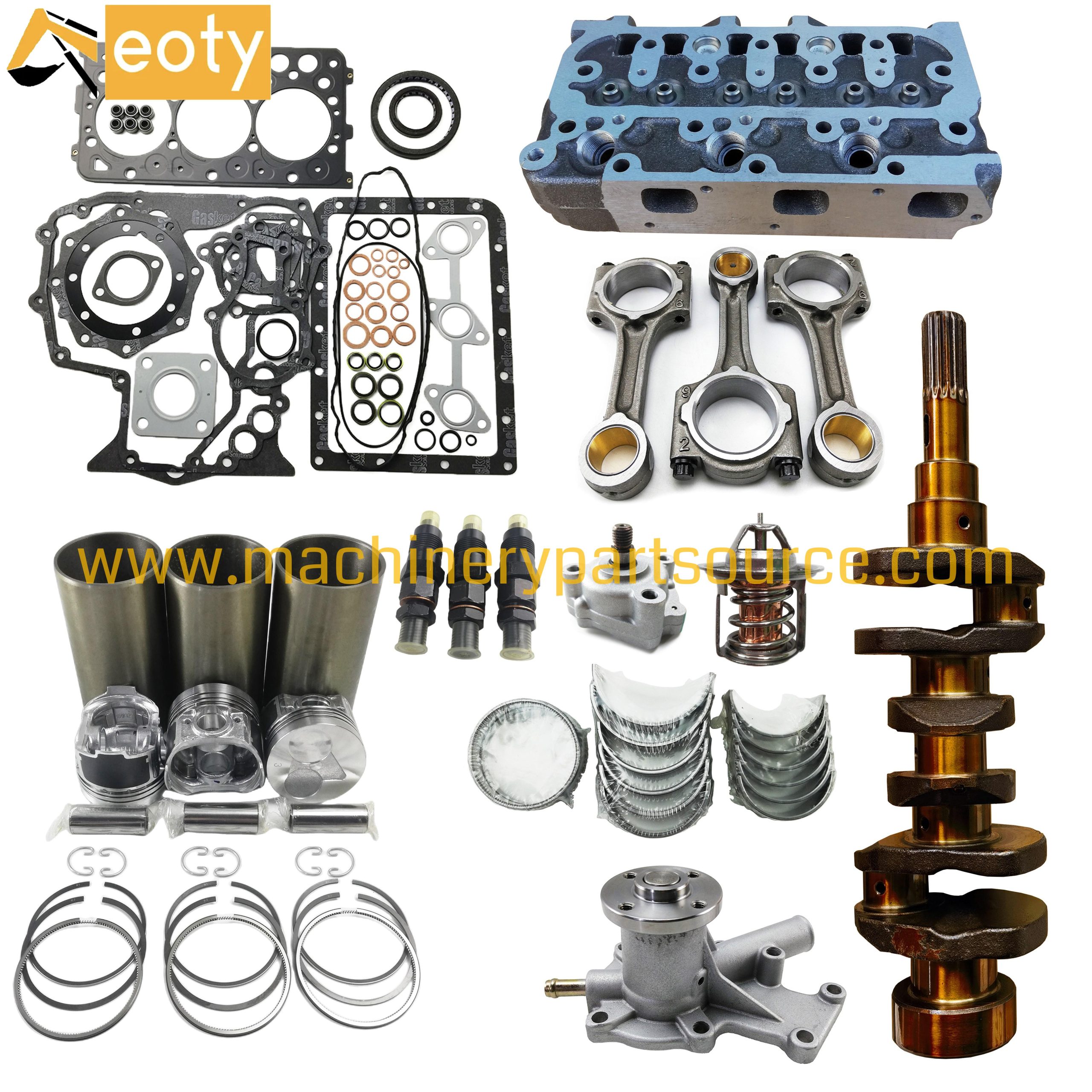 Yanmar 3TNA72 Cylinder Liner 127510-22490 | 72mm Bore Diesel Engine Spare Part