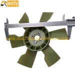 3TNE68 Fan Blade for Yanmar Engine | Construction, Industrial, Marine Diesel Cooling Fan product image 3