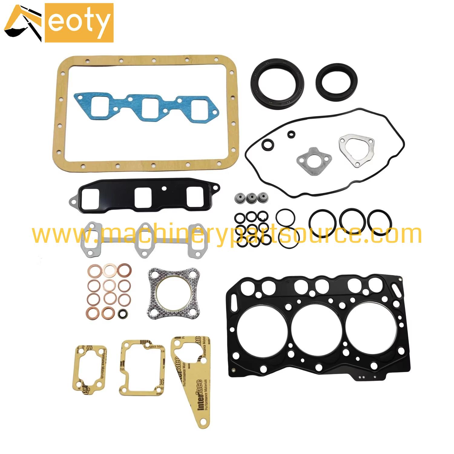Yanmar 3TNE68 Full Gasket Set 719265-92612 Engine Overhaul Repair Kit