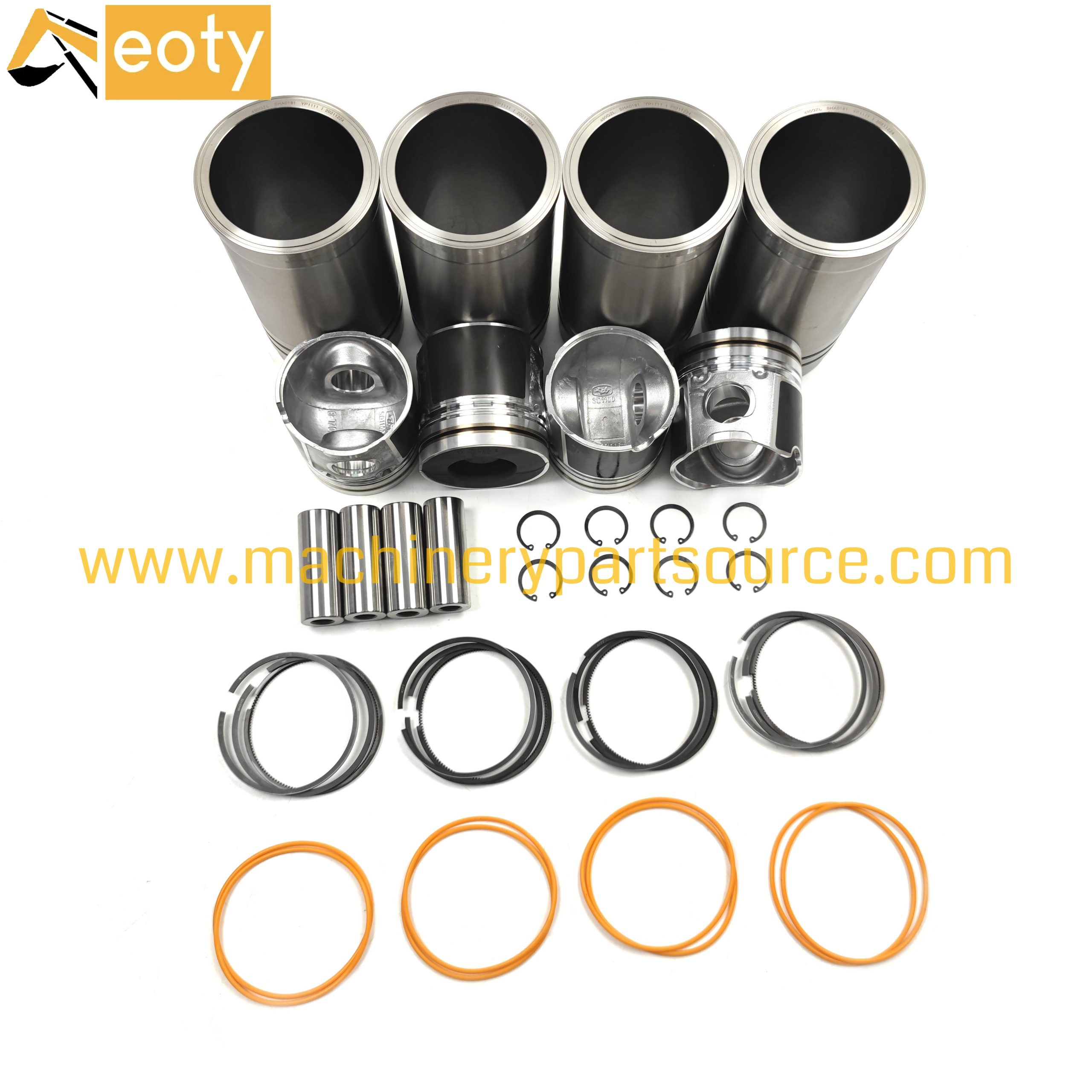 490QZLB Cylinder Liner Kit for China Engine Repair – Construction, Agriculture, Marine
