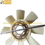 Isuzu 4BG1 Engine Fan Blade 6 Hole 8 Blade Cooling Fan | Aluminum Alloy product image 2