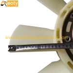 Isuzu 4BG1 Engine Fan Blade 6 Hole 8 Blade Cooling Fan | Aluminum Alloy product image 3