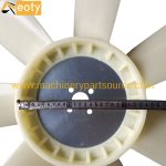 Isuzu 4BG1 Engine Fan Blade 8-97161-600-0 | 6 Holes 5 Blades | OEM Replacement product image 5