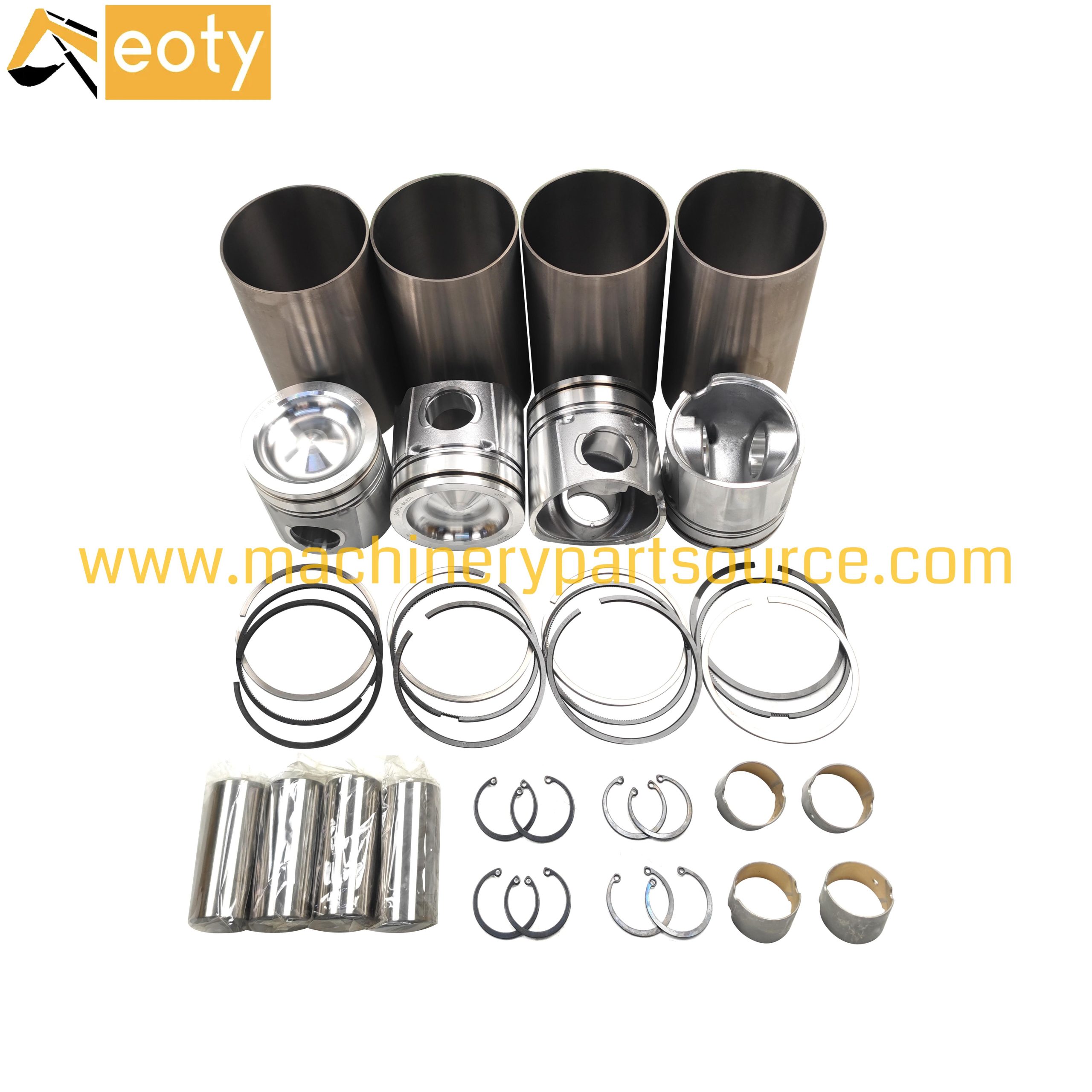 4D107 Cylinder Liner Kit for Komatsu Engine Parts Diesel Excavator Forklift