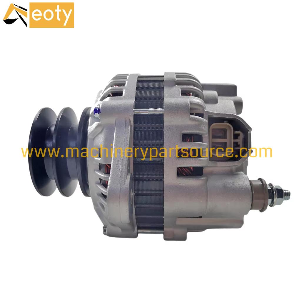Alternator 24V 45A Dual Slot ME150693 ME037620 for Mitsubishi 4D34 SK200-6E Engine Parts