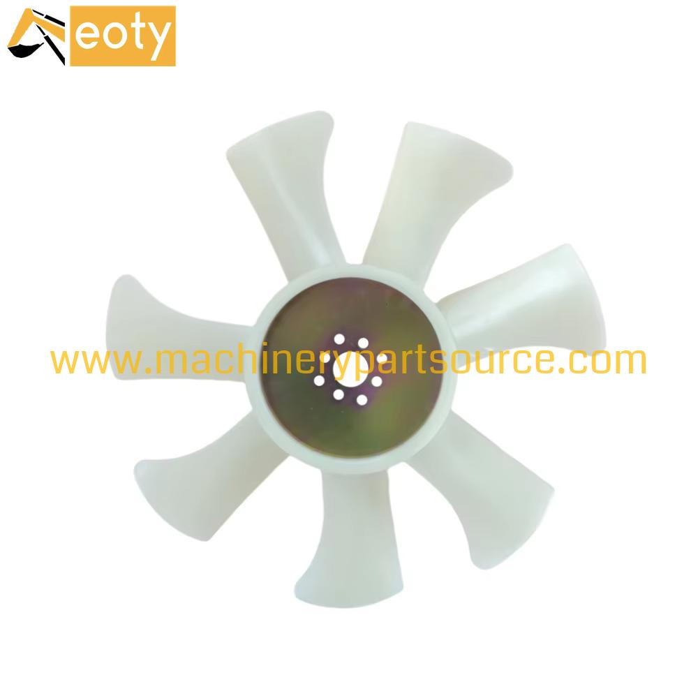 4JB1 Fan Blade for Isuzu Engine | Excavator & Truck Parts | OEM Size