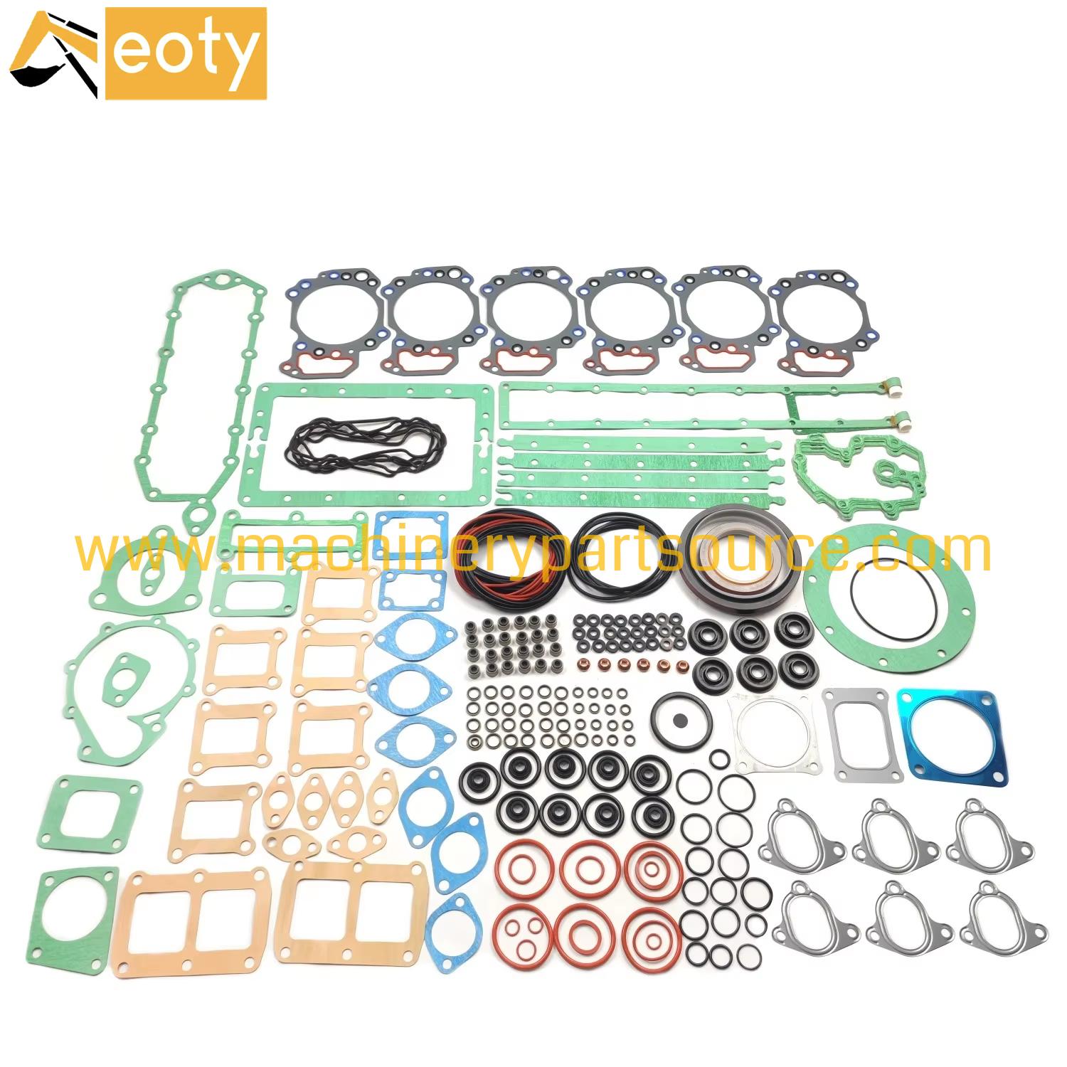 6D125-3 Full Gasket Kit 6150-K1-1204 6150-K2-1203 6150-K3-1100 for Komatsu PC400 Excavator Engine