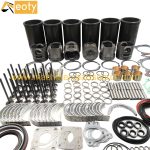 Komatsu 6D125 PC400-7 PC450-10 Overhaul Repair Kit 6252-31-2110 Piston Set Gasket Valve product image 2