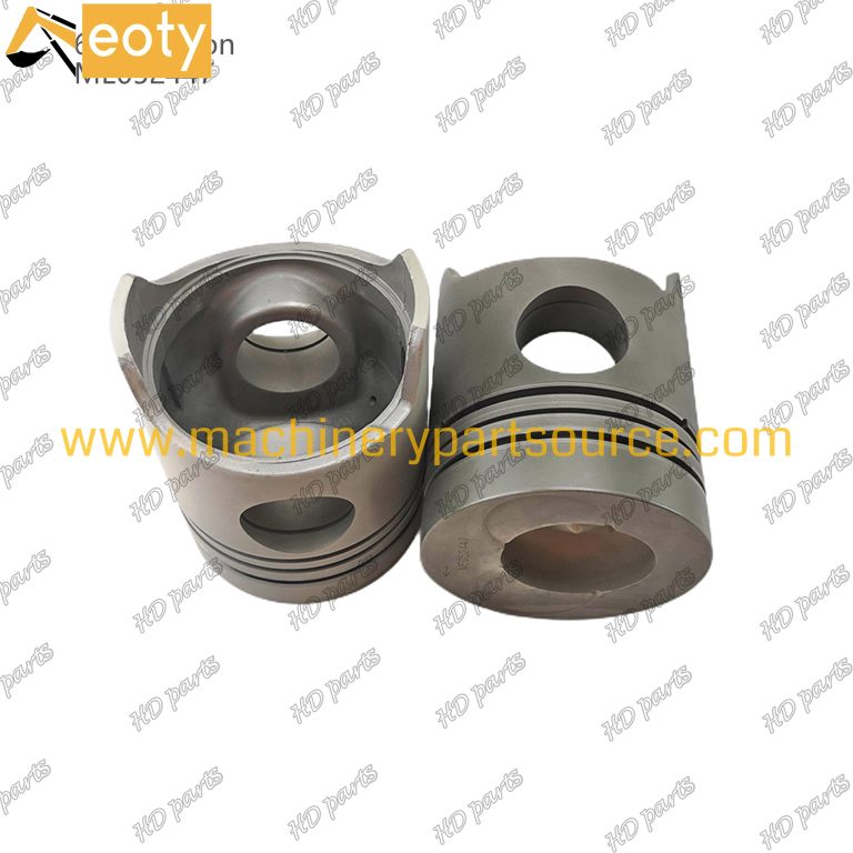 6D22 Piston 70mm 3.3 Double Oblique X3x6mm ME052447 ME052448 ME052449 for Mitsubishi Excavator &