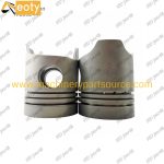 6D22 Piston 70mm 3.3 Double Oblique X3x6mm ME052447 ME052448 ME052449 for Mitsubishi Excavator & product image 3