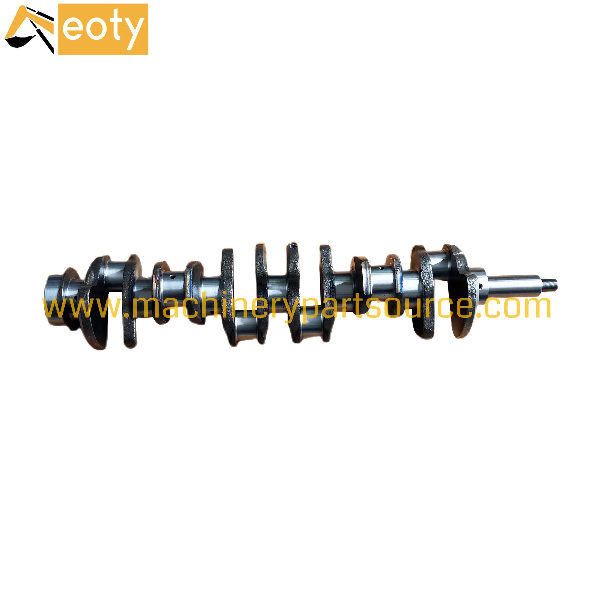 6D34 Crankshaft ME300086 Forged Steel for Mitsubishi Excavator Engine Parts