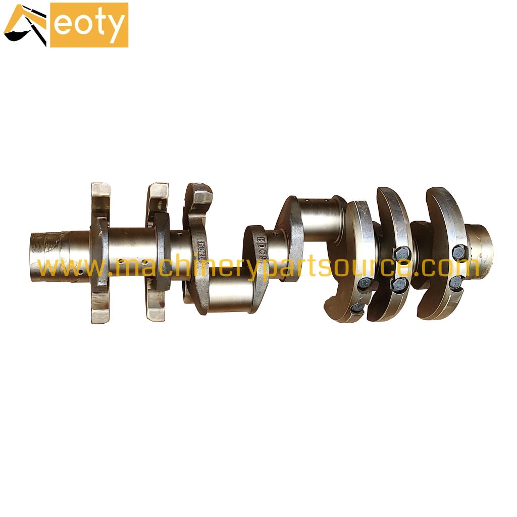 Mitsubishi 8DC9 Crankshaft For 6D24/6D22 Engine | OEM 8-98023-526-0 Heavy Duty Excavator Diesel Engine Parts