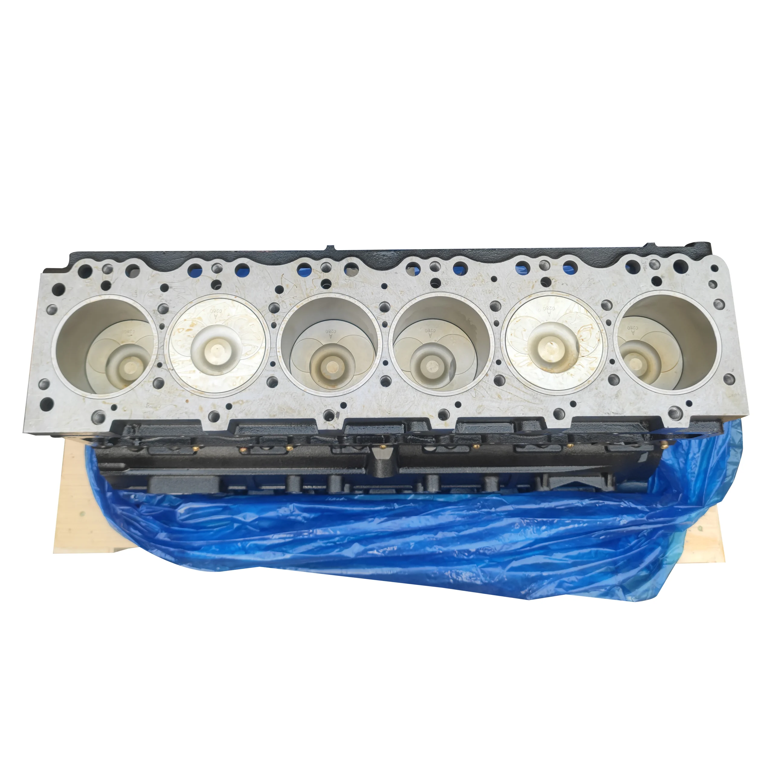 DB58 Cylinder Block Assembly for Doosan Engine Parts – Construction & Industrial Applications