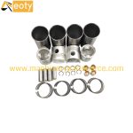 C190 Cylinder Liner Kit 8-97176-661-0 9-11261-224-1 for Isuzu Engine Excavator Parts