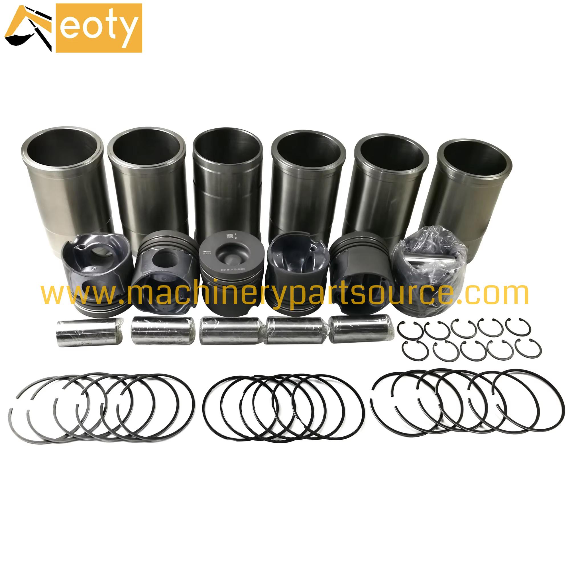 Xichai CA6DF1-12GG2 Cylinder Liner Kit & Piston Set 1002015-29D 1004011-29D Engine Parts