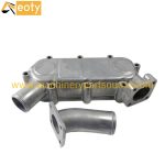 Doosan D1146 Oil Cooler Cover With Pipe 65.05605-0028 Engine Cooling System Parts
