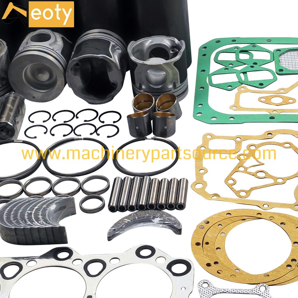 D4DD Overhaul Repair Set Cylinder Liner Kit Piston Set Gasket Kit Bearing Valve For Hyundai Engine