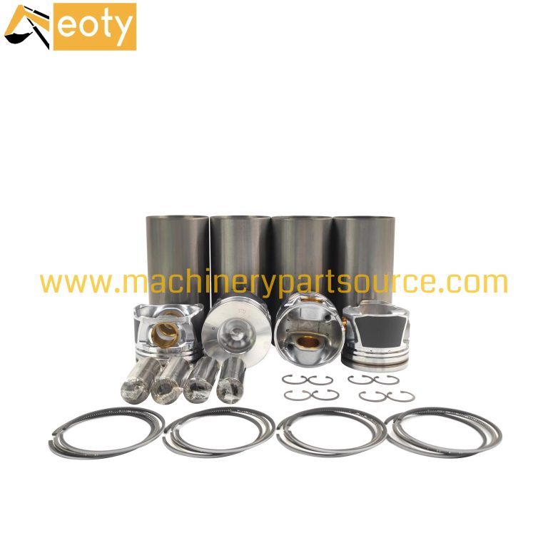 Hyundai D4EB Engine Cylinder Liner & Piston Kit Set | Heavy Duty Excavator Parts