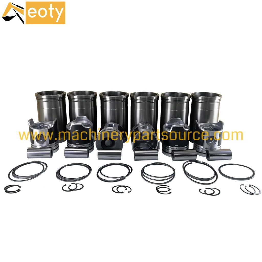 Hyundai D6AC Engine Cylinder Liner Kit 21131-83012 & Piston Set 23411-83411 for Machinery