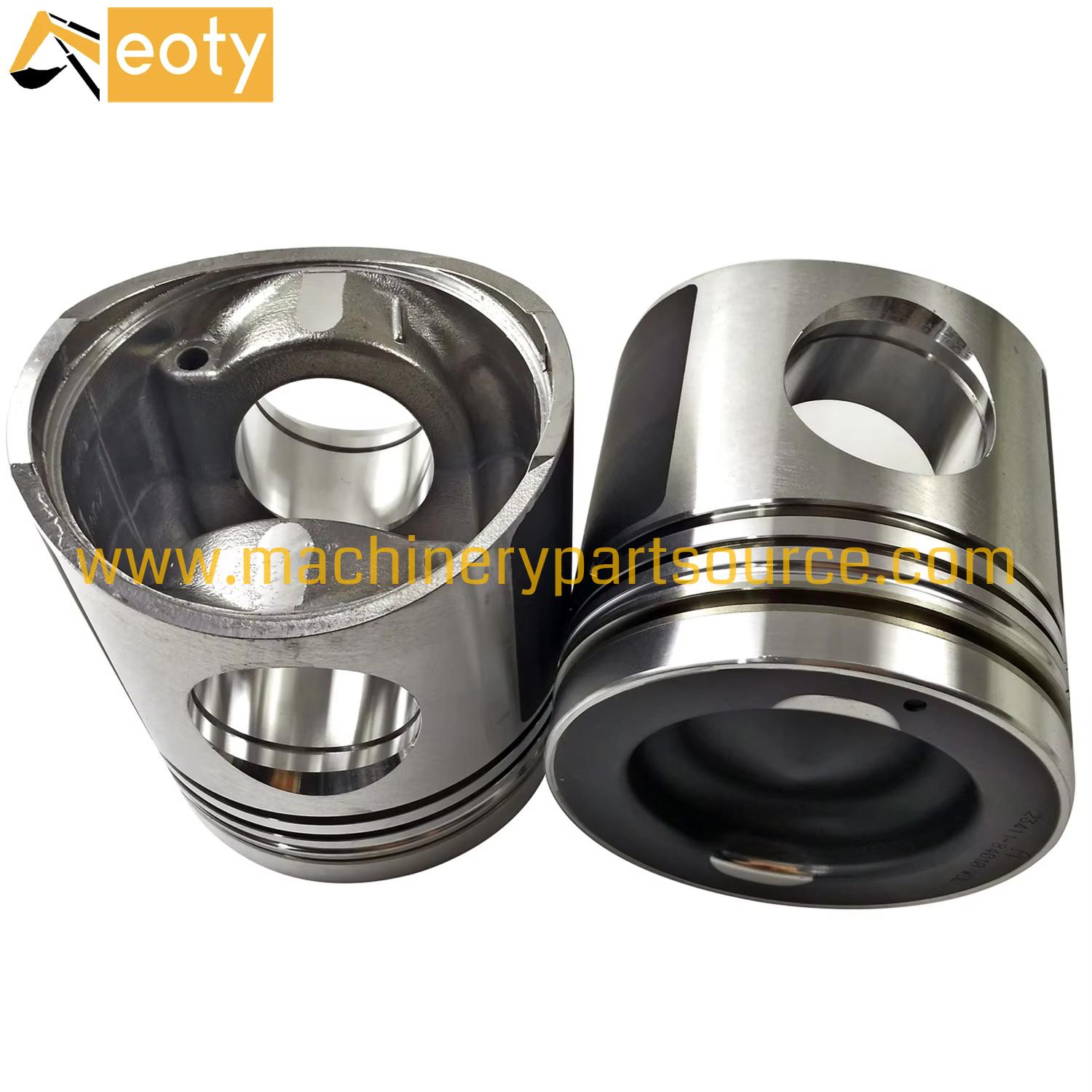 Hyundai D6CA Engine Piston with Pin 23411-84010 – OEM Replacement for Excavator Spare Parts