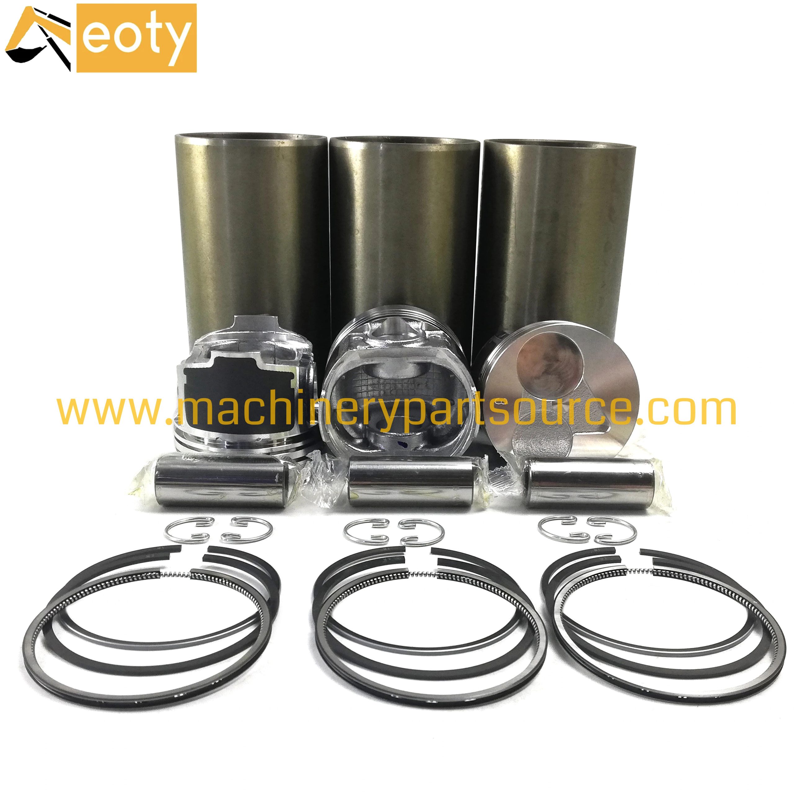 Kubota D722 Engine Cylinder Liner & Piston Kit 16851-02310 16851-21112 16853-21051