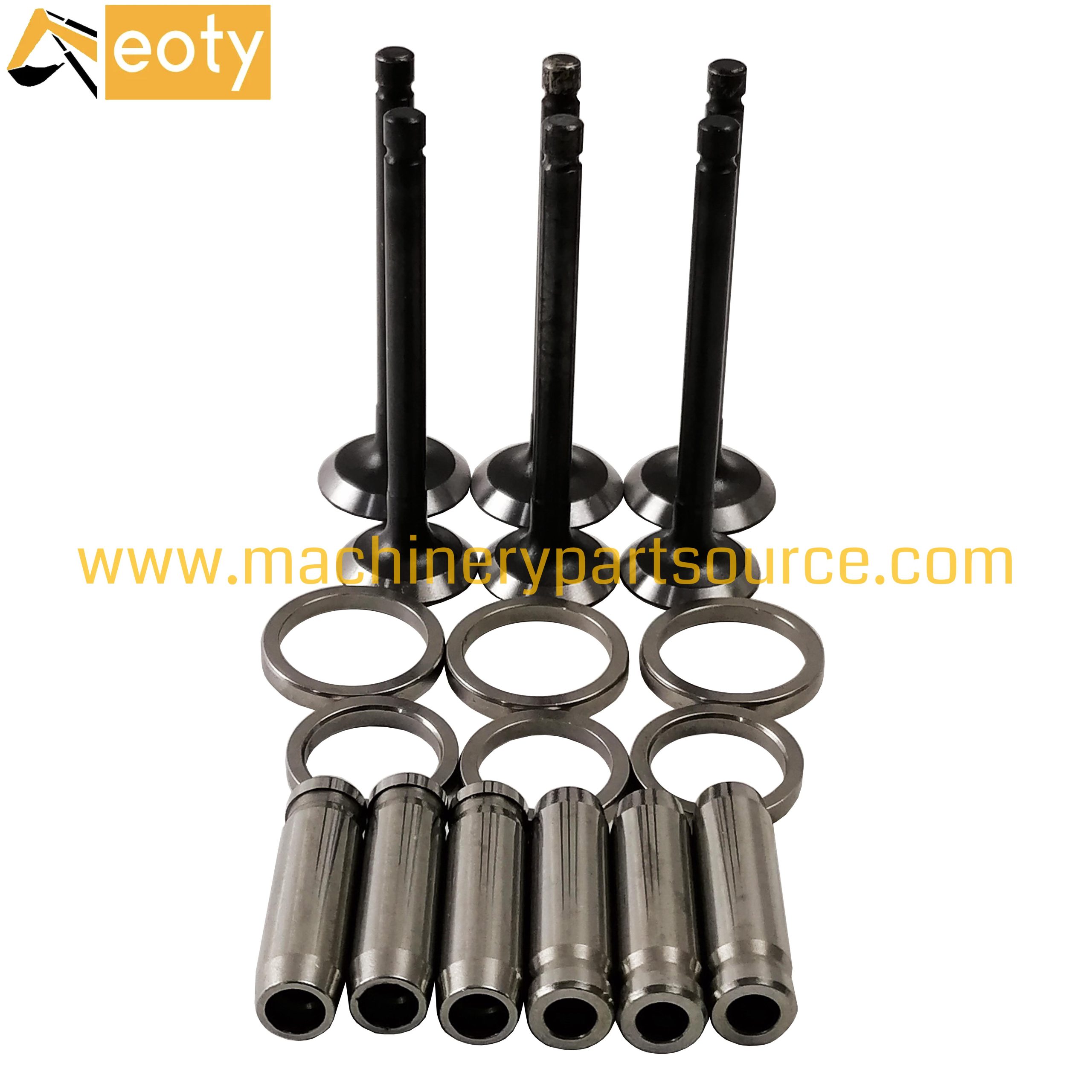 Kubota D722 Engine Valve Set 1G686-13110/20 + Seat 11025-1173/74 + Guide 15841-13540/60