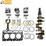Kubota D905 Engine Rebuild Kit Piston 16224-21110 Ring 15901-21052 Head Gasket Crankshaft Bearing