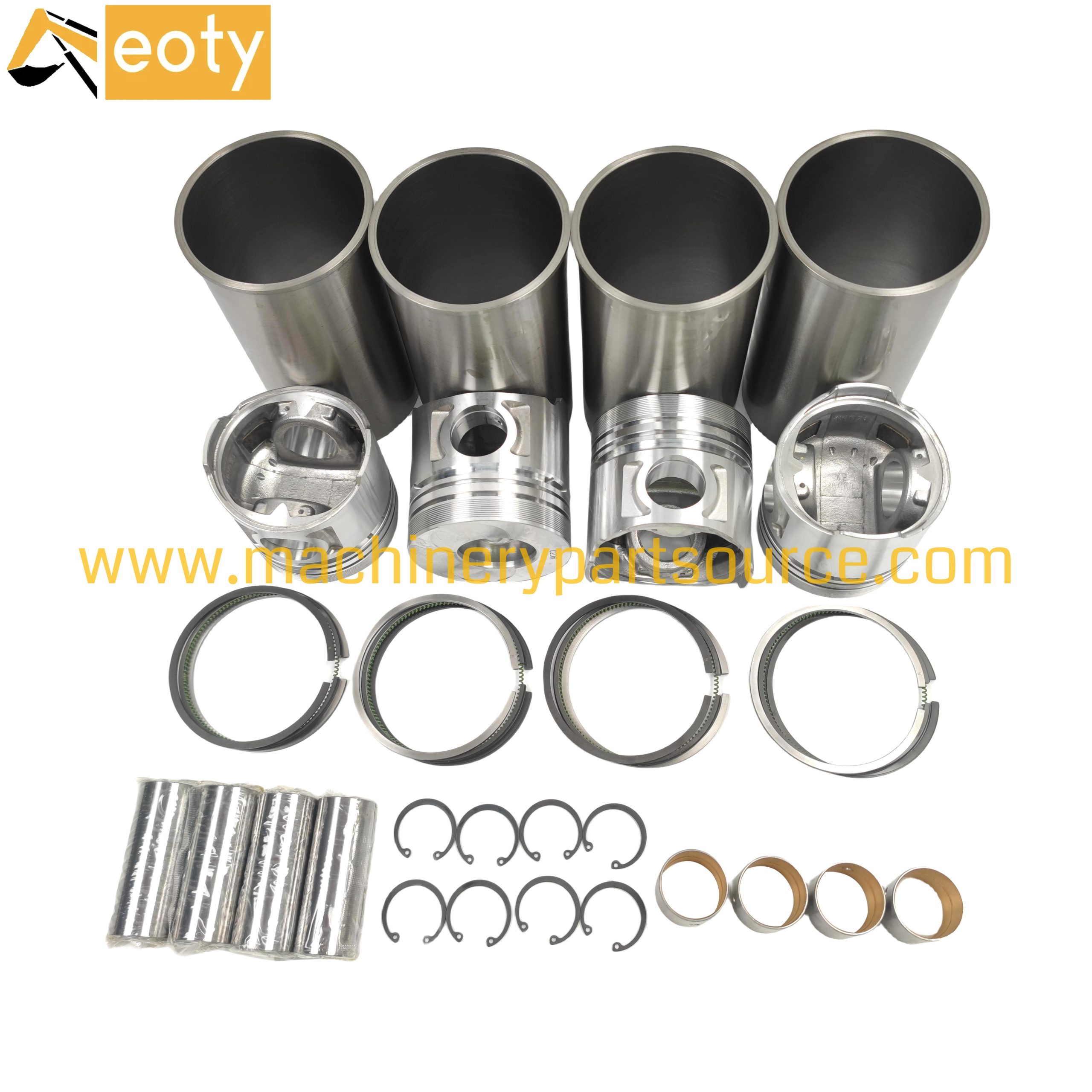 DB33 Cylinder Liner Kit Suitable for Doosan Engine Parts Excavator Forklift