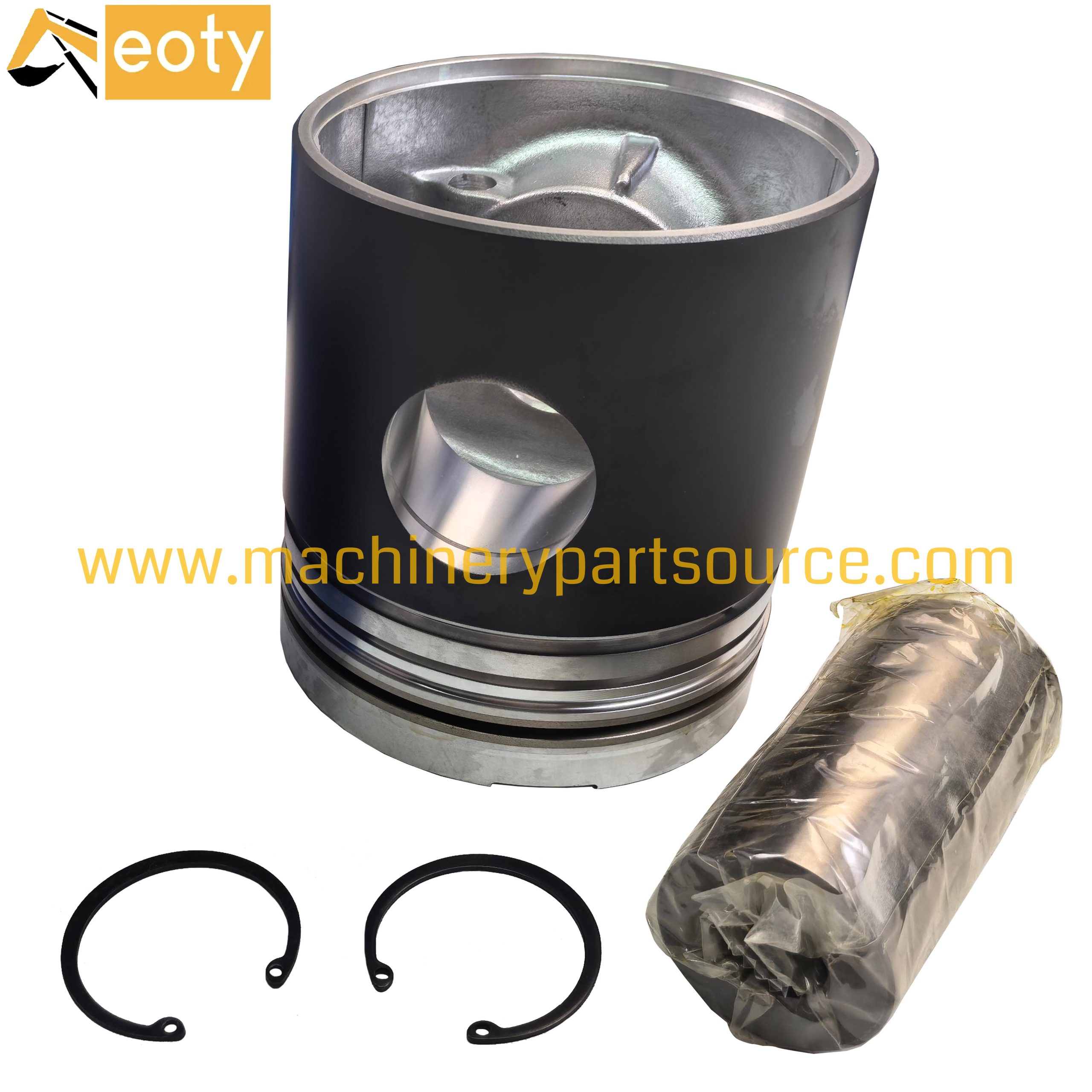 Doosan DE12 DE12T Piston with Pin 65.02501-0590 | Excavator Diesel Engine Parts