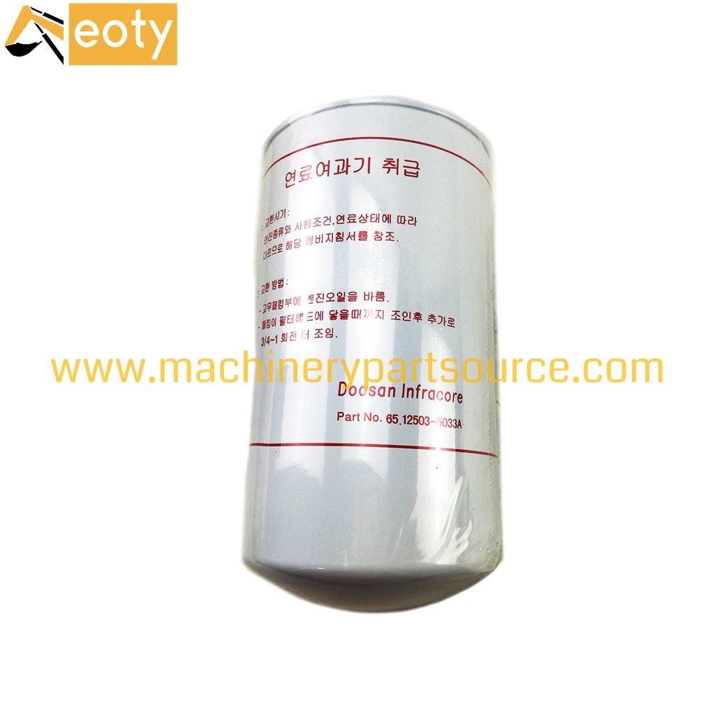 DL08 Diesel Fuel Filter 65.12503-5033A for Doosan Dongfeng Engine Repair Parts