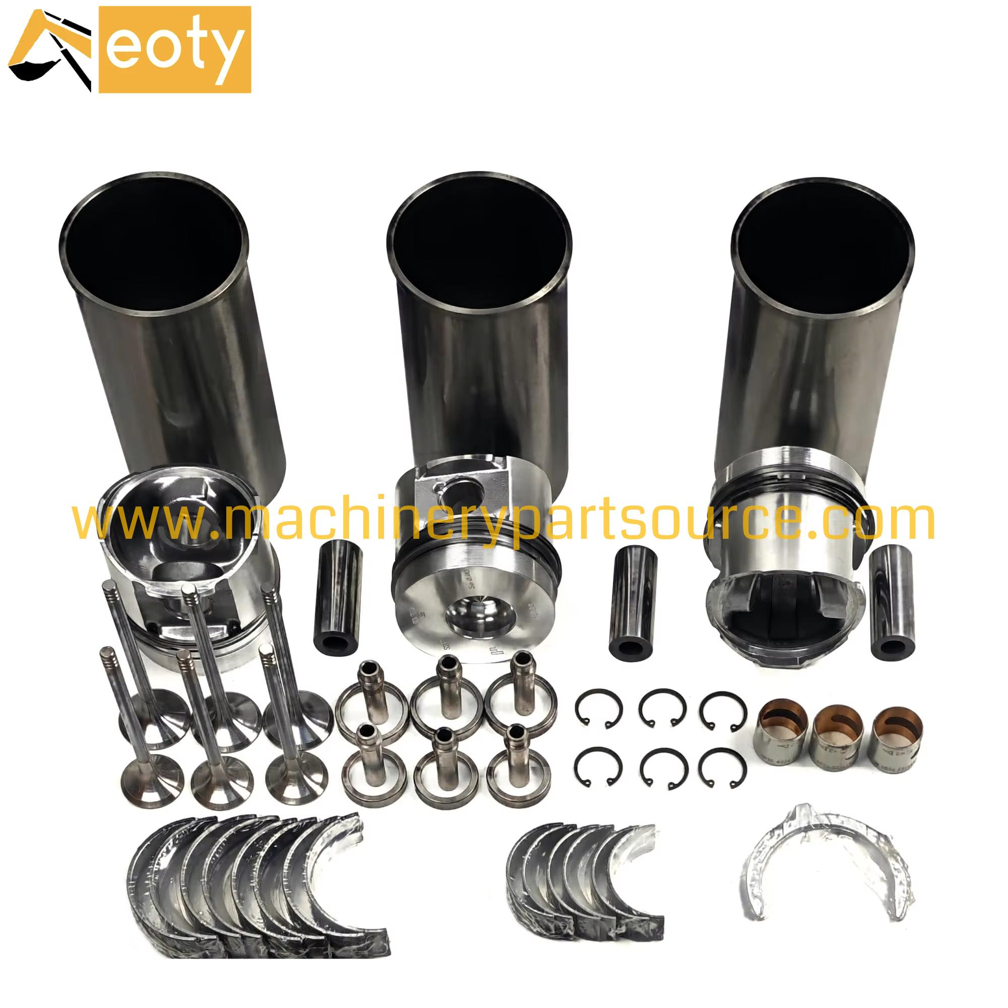 F3L1011 Cylinder Liner Kit Piston Set 04178304 4174711 Deutz Forklift Diesel Engine Overhaul
