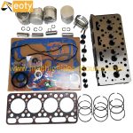 Kubota V1702 Tractor Diesel Engine Piston Ring & Cylinder Head Overhaul Rebuild Kit