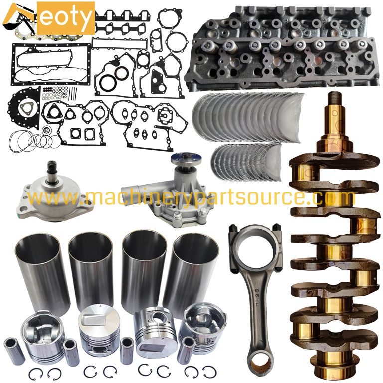 Mitsubishi S4S Engine Overhaul Set 32A17-00100 Piston Kit Crankshaft Gasket Con Rod Bearing
