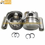 4DQ5-2 Engine Piston Kit with Pin & Clips for Mitsubishi Forklift & Excavator Diesel Engine
