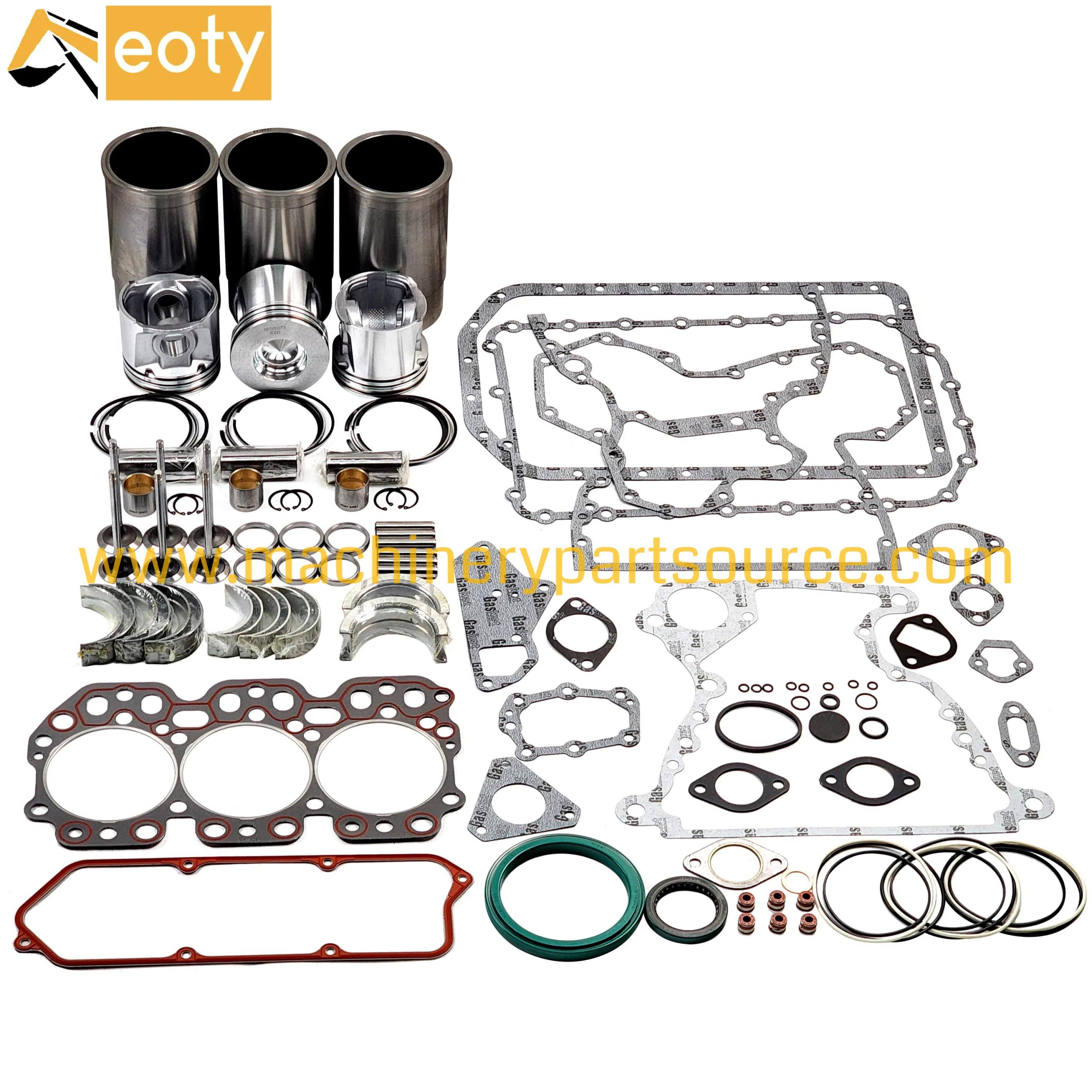 John Deere 3029 Engine Overhaul Repair Set RE520573 Piston & Ring Kit