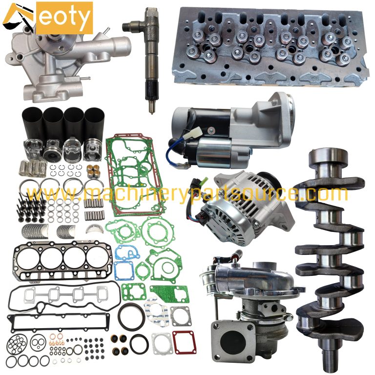 Overhaul Repair Set 4TNE94 Cylinder Piston Set Crankshaft Gasket Kit Pump Valve for Yanmar Engine
