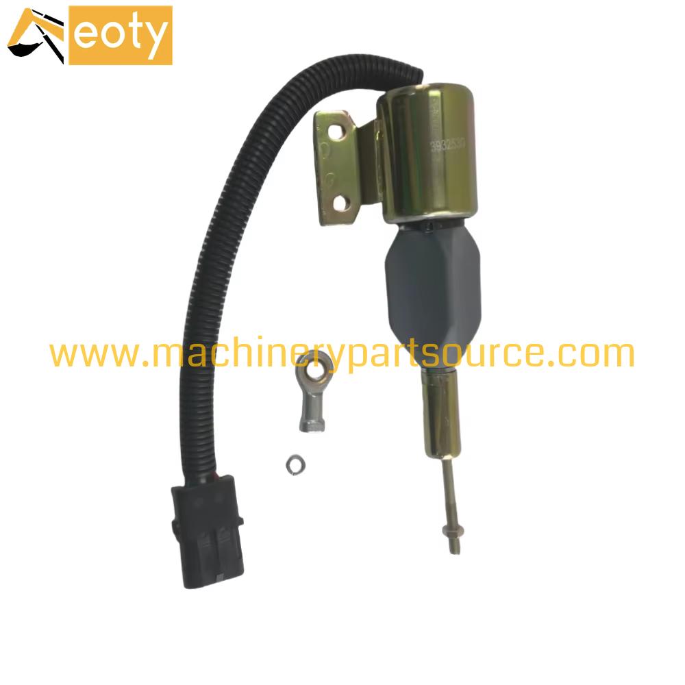 R220-5 Excavator Diesel Engine Flameout Stop Solenoid 24V 3932530 for Hyundai