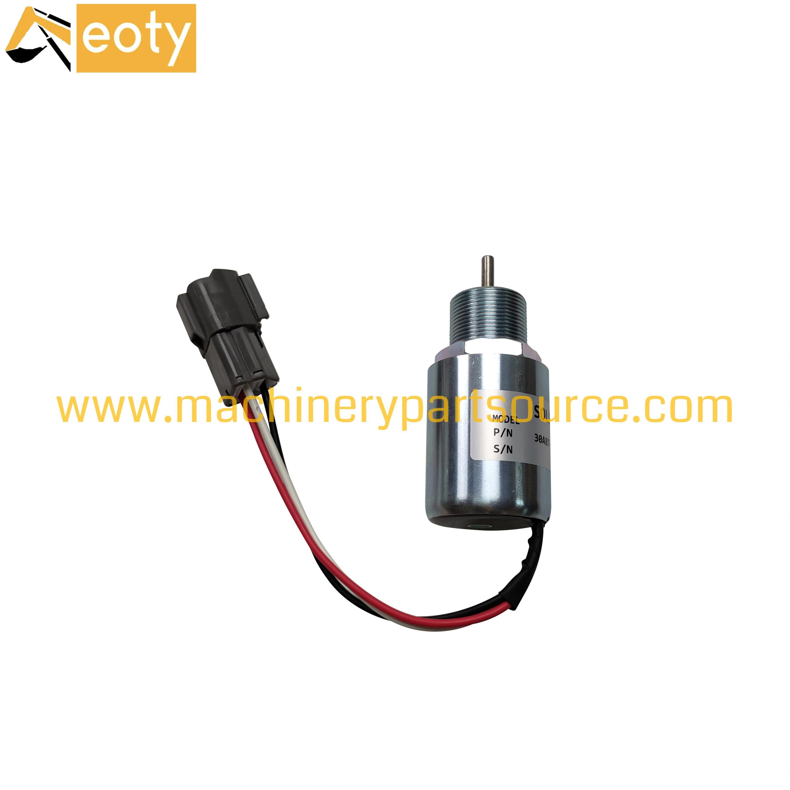 Mitsubishi S3L S4L Engine Fuel Shut Off Solenoid | 12V/24V Stop Solenoid