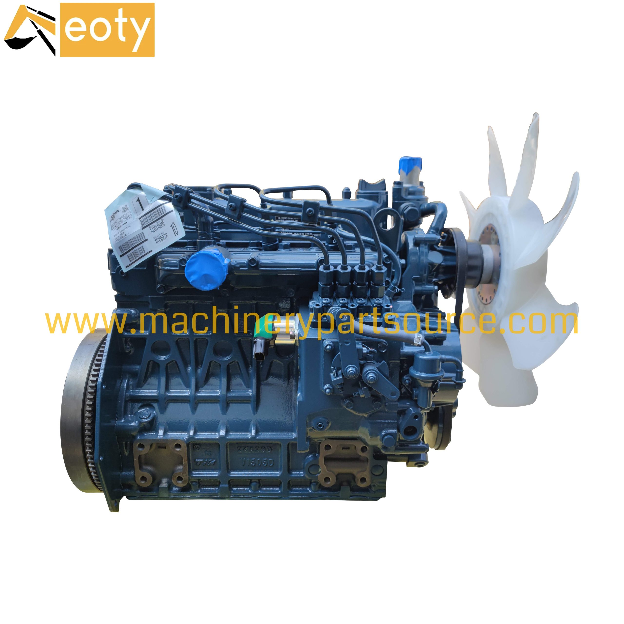 V1505 Diesel Engine Assembly, 230kg, Suitable for Kubota Engine Parts Construction Agriculture