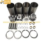 Kubota V2607 V2607T Cylinder Liner Kit 1J700-02310 Piston Set 1J706-21110 Engine Repair Set