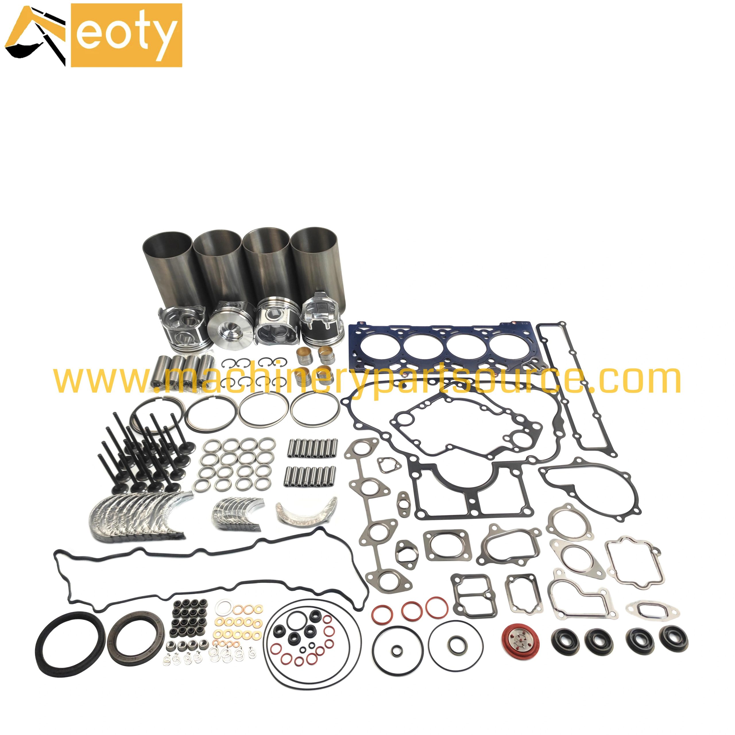 V2607 V2607t Kubota Engine Overhaul Kit – 1J700-02310 Liner, 1J706-21110 Piston, 1J730-99350 Gasket Set