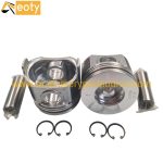 Kuboto V2607 V2607T Engine Piston Set 1J700-21110 1J700-2112 for Diesel Engine Parts