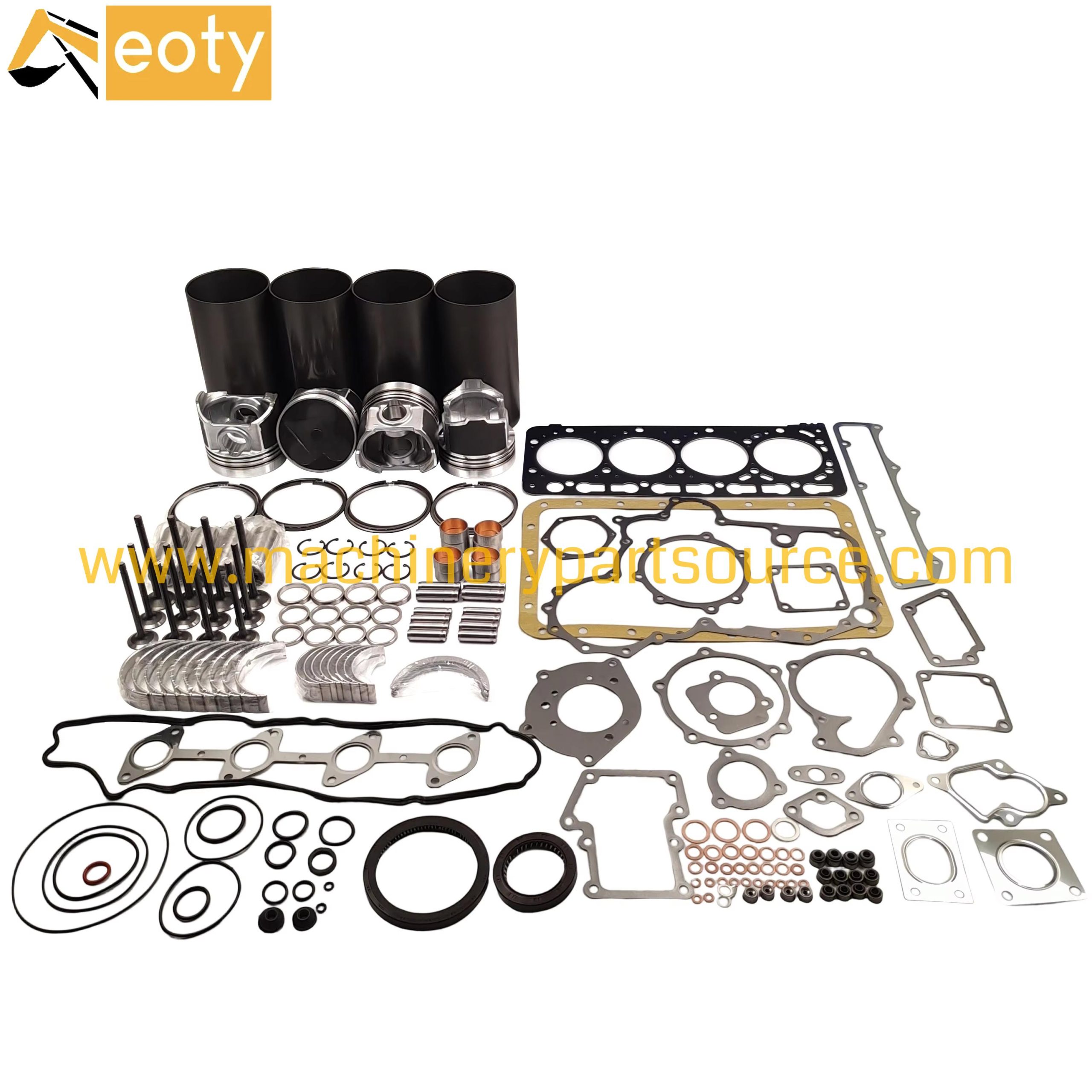 V3300T-12V Overhaul Repair Set Piston 1G563-21774 for Kubota Engine Parts Excavator