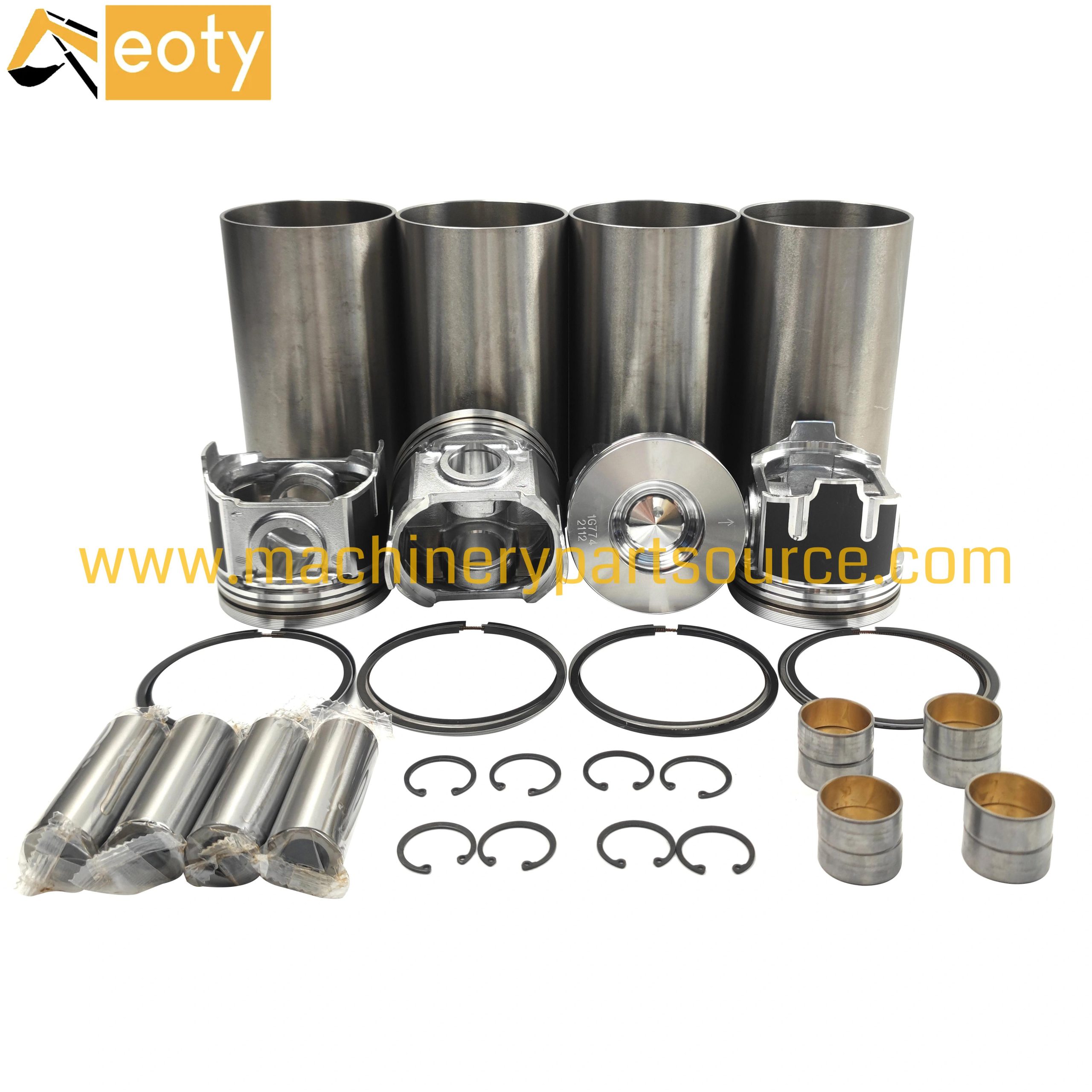 Kubota V3307 V3307-T Cylinder Liner Kit 1J751-02310 Piston Set 1J751-21113 Piston Ring Engine Parts