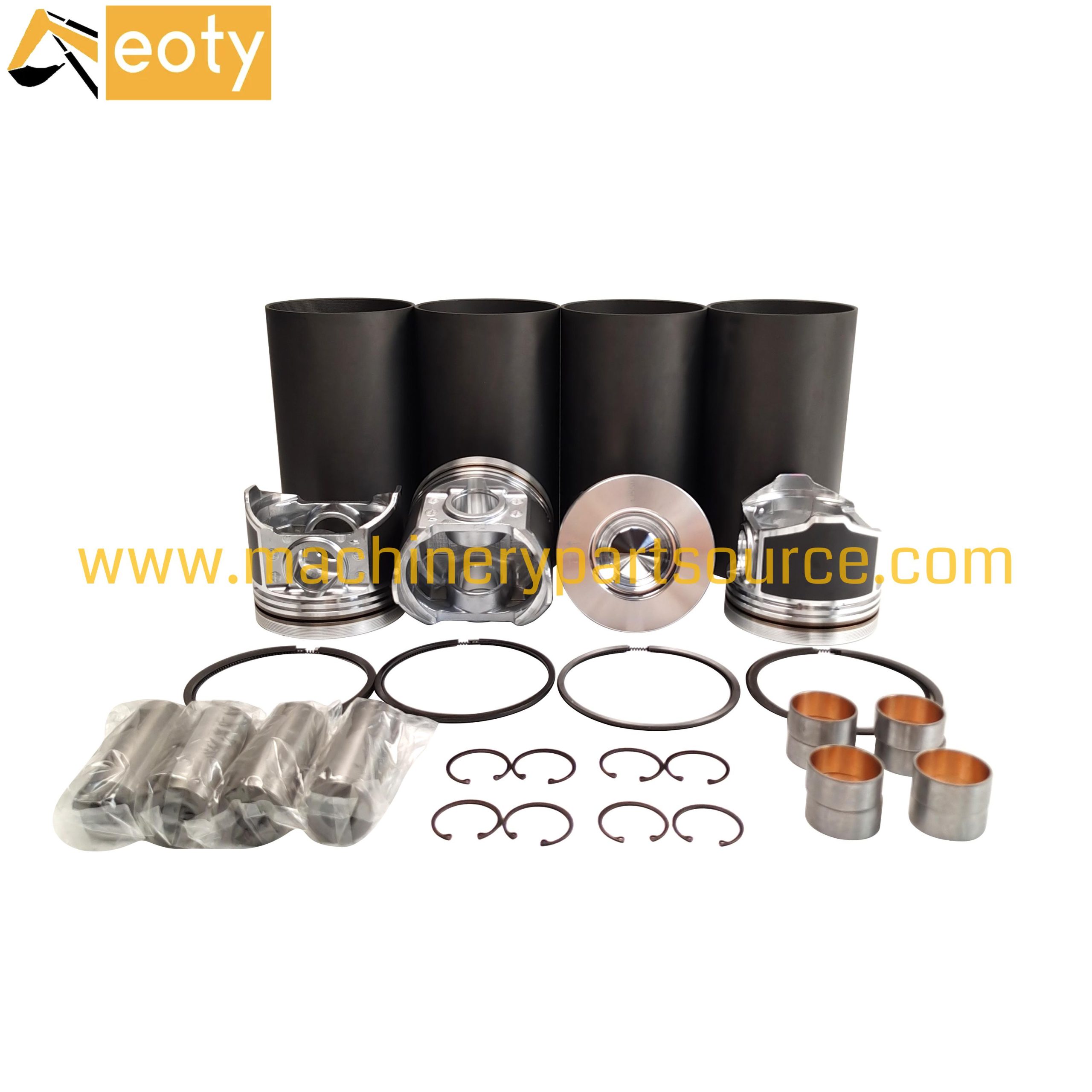 Kubota V3800T Engine Cylinder Liner Kit Piston 1J550-21110 | Overhaul Rebuild Set