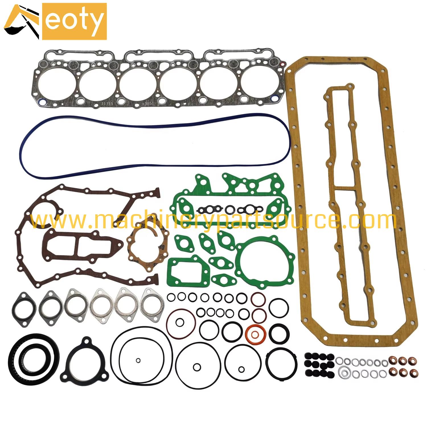 W06E Engine Gasket Kit 11115-1851 for Hino Machinery Excavator Truck Repair Set